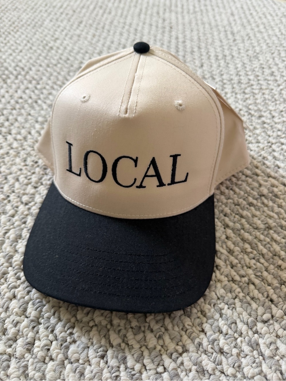 OTTO Two-Tone Beige and Black LOCAL Hat